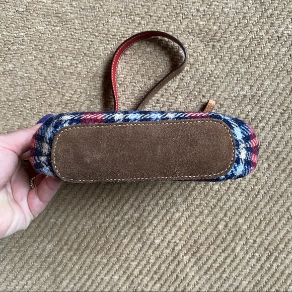 Vintage Coach Wool Plaid Shoulder Bag - Picture 9 of 9